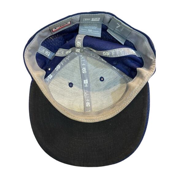 New Era D Blue  Diamond Era MLB Los Angeles Dodgers 7 1/2" Hat - Picture 6 of 6